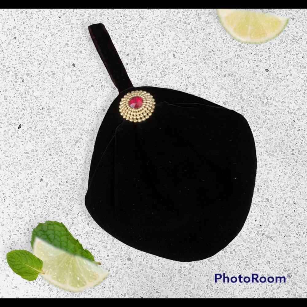 Monet Brand Velvet Handbag